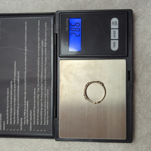 Vintage Native American Rope Design Sterling Silver Band Ring Size 7.5 Stamped - Picture 5 of 5